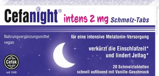 Cefanight Intens 2 mg 20 Schmelz-Tabs