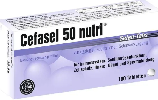 Cefasel 50 Nutri Selen Tabs 100 Tabletten