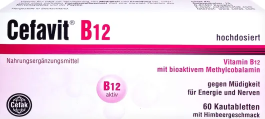 Cefavit B12 60 Kautabletten