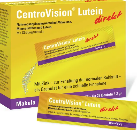 Centrovision Lutein Direkt 28 Beutel Granulat