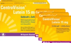 Centrovision Lutein 15 mg 90 Kapseln + gratis Centrovision Lutein 15 mg 18 Kapseln