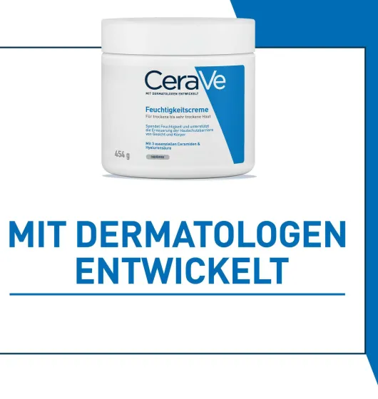 CeraVe Feuchtigkeitscreme 454 g + gratis Reinigungslotion 20 ml