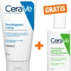 CeraVe Feuchtigkeitscreme 50 ml + gratis CeraVe feuchtigkeitsspendende Reinigungslotion 20 ml
