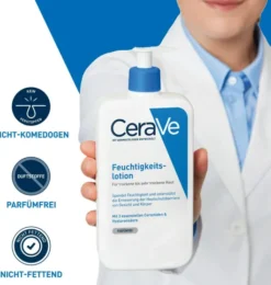 CeraVe Feuchtigkeitslotion 473 ml + gratis 20 ml Reinigungslotion