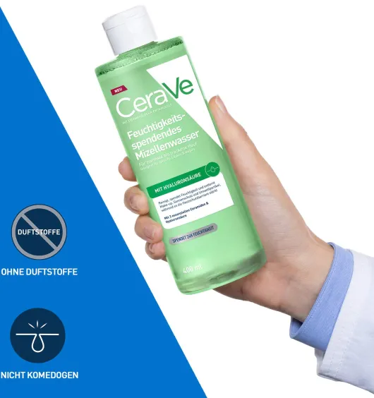 CeraVe feuchtigkeitsspendendes Mizellenwasser 400 ml