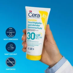 CeraVe Feuchtigkeitsspendender Sonnenschutz LSF 30 177 ml