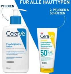 CeraVe Feuchtigkeitsspendender Sonnenschutz LSF 50+ 75 ml