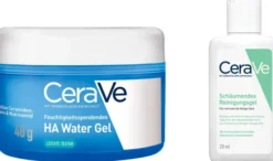 CeraVe feuchtigkeitsspendendes HA water Gel 48 g + gratis CeraVe Schäumendes Reinigungsgel 20 ml