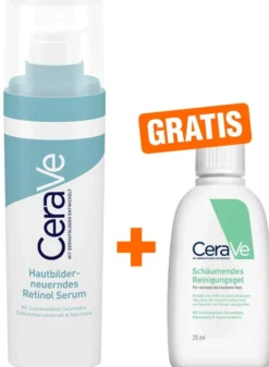 Cerave hautbilderneuerndes Retinol 30 ml + gratis schäumendes Reinigungsgel 20 ml