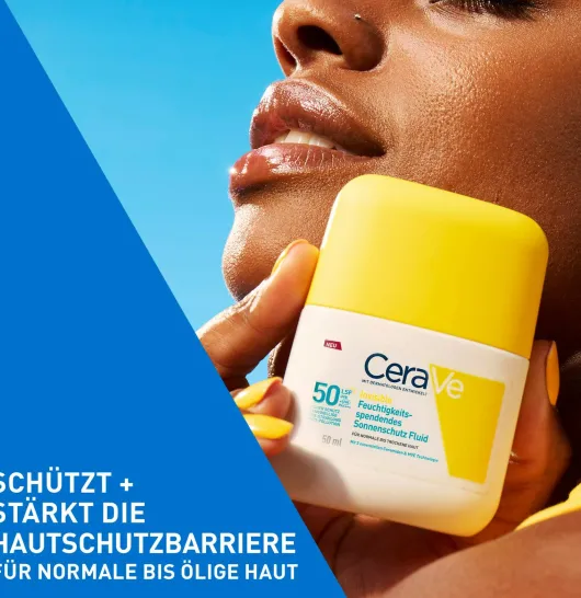 CeraVe Invisible Feuchtigkeitsspendendes Sonnenschutz Fluid LSF50 50 ml
