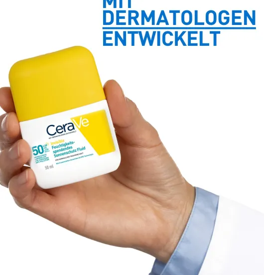 CeraVe Invisible Feuchtigkeitsspendendes Sonnenschutz Fluid LSF50 50 ml