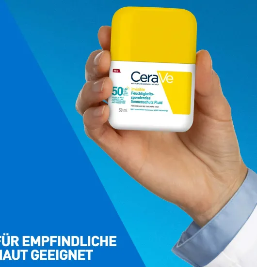 CeraVe Invisible Feuchtigkeitsspendendes Sonnenschutz Fluid LSF50 50 ml