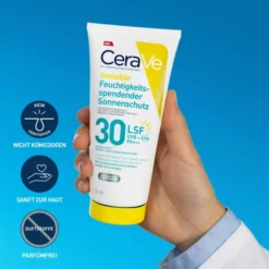CeraVe Invisible Feuchtigkeitsspendender Sonnenschutz LSF 30 75 ml