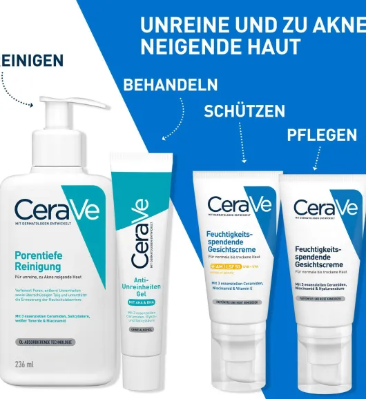 Cerave porentiefe Reinigung Gel 236 ml