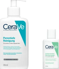 Cerave porentiefe Reinigung Gel 236 ml + gratis schäumendes Reinigungsgel 20 ml
