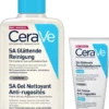 CeraVe SA Glättende Reinigung 236 ml + SA Urea Glättendee Feuchtigkeitscreme 177 ml
