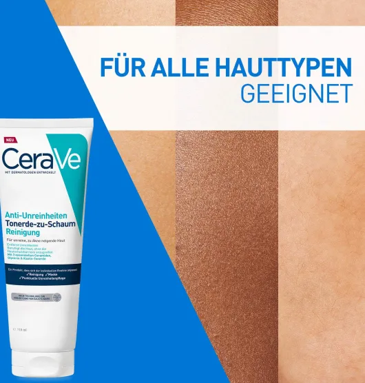 Cerave Tonerde-zu-Schaum Reinigung 118 ml Paste