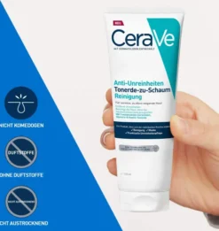 Cerave Tonerde-zu-Schaum Reinigung 118 ml Paste