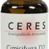 Ceres Cimicifuga D2 20 ml Dilution