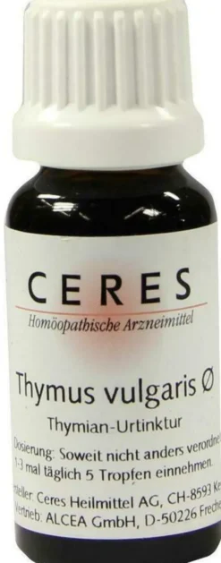Ceres Thymus Vulgaris 20 ml Urtinktur
