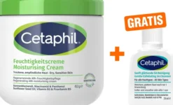 Cetaphil Feuchtigkeitscreme 453 g + gratis Cetaphil sanft glättende SA Reinigungslotion 29 ml