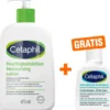 Cetaphil Feuchtigkeitslotion 473 ml + gratis Cetaphil sanft glättende SA Reinigungslotion 29 ml