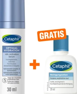 Cetaphil Optimal Hydration 48h Activation Serum 30 ml + Cetaphil Reinigungslotion 29 ml
