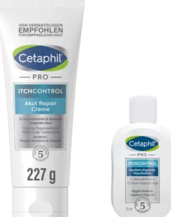 Cetaphil Pro Itch Control Akut Repair Creme 227 g + gratis Cetaphil Pro Itch Control Waschlotion 29 ml