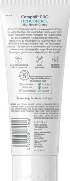 Cetaphil Pro Itch Control Akut Repair Creme 227 g