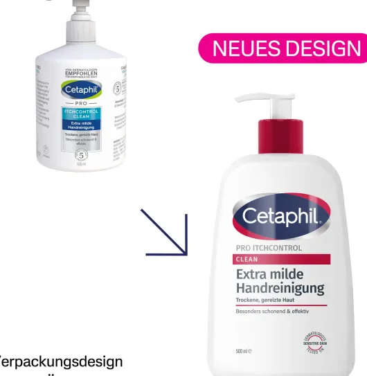Cetaphil Pro Itch Control Clean Extra Milde Handreinigung 500 ml