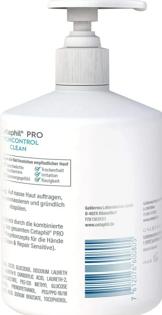 Cetaphil Pro Itch Control Clean Extra Milde Handreinigung 500 ml