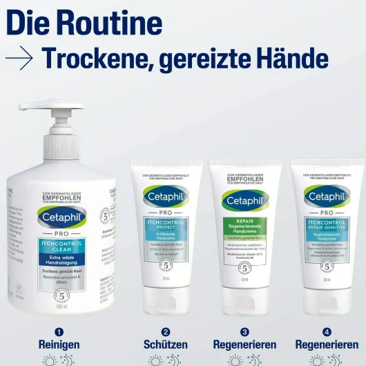 Cetaphil Pro Itch Control Repair Sensitive Regenerierende Handcreme 50 ml