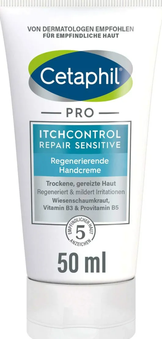 Cetaphil Pro Itch Control Repair Sensitive Regenerierende Handcreme 50 ml