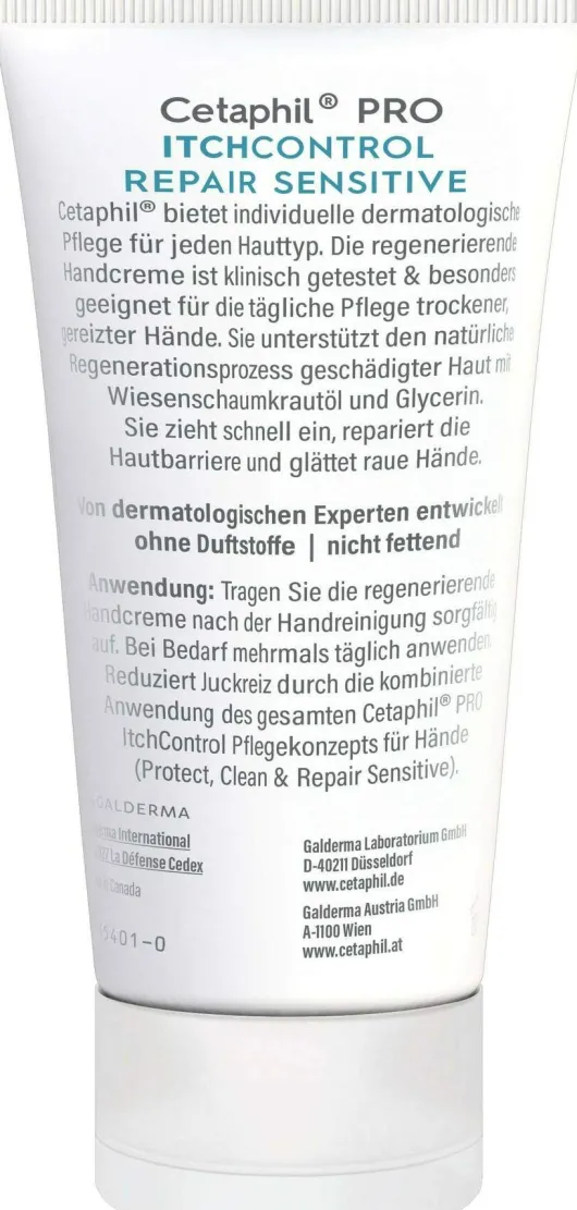Cetaphil Pro Itch Control Repair Sensitive Regenerierende Handcreme 50 ml
