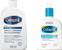 Cetaphil Pro Urea 10 % Lotion 500 ml + gratis Cetaphil Reinigungslotion 236 ml