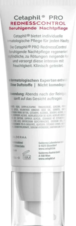 Cetaphil RednessControl beruhigende Nachtpflege 50 ml