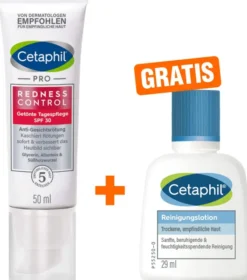 Cetaphil RednessControl getönte Tagespflege SPF30 50 ml Creme + gratis Cetaphil Reinigungslotion 29 ml