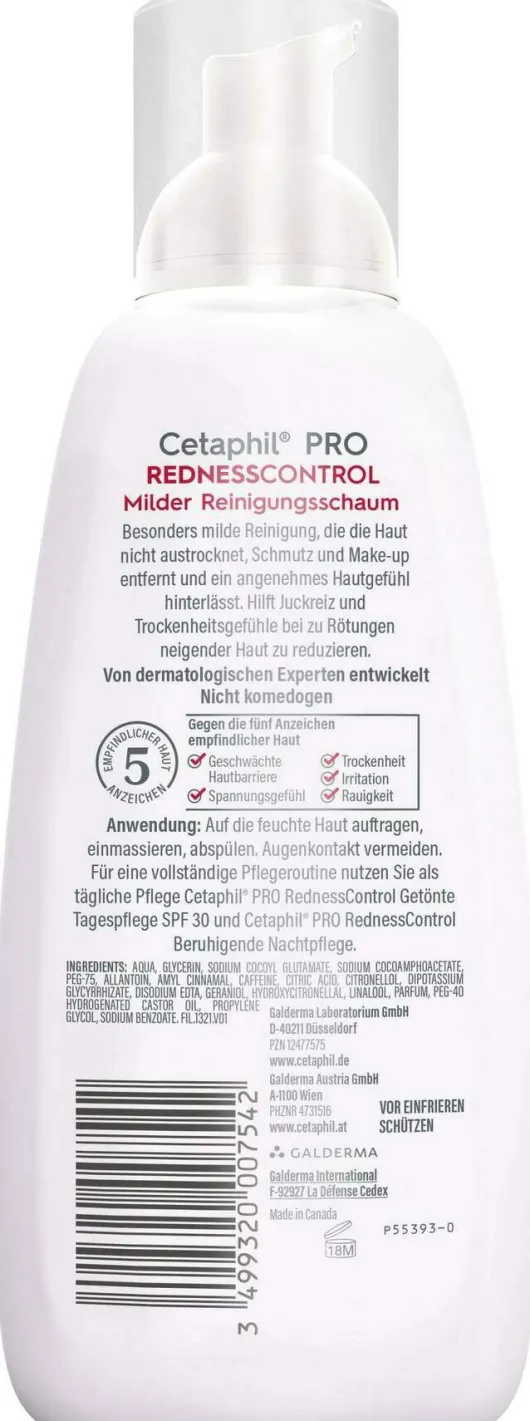 Cetaphil RednessControl milder Reinigungsschaum 236 ml