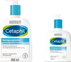 Cetaphil Reinigungslotion 460 ml + gratis 236 ml