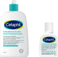 Cetaphil Sanft glättende SA Lotion für Gesicht & Körper 236 ml + gratis Cetaphil sanft glättende Reinigungslotion 29 ml