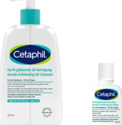 Cetaphil Sanft glättende SA Reinigung 236 ml + gratis Cetaphil Sanft glättende SA Lotion 29 ml
