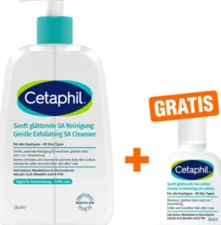 Cetaphil Sanft glättende SA Reinigung 236 ml + gratis Cetaphil Sanft glättende SA Lotion 29 ml