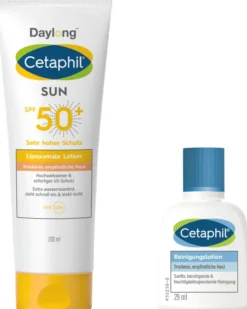 Cetaphil Sun Daylong SPF 50+ liposomale Lotion 200 ml + gratis Cetaphil Reinigungslotion 29 ml
