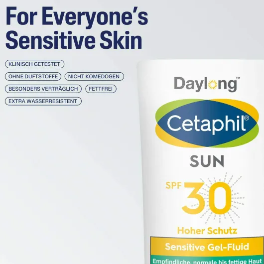 Cetaphil Sun Daylong SPF 30 Sensitive Gel - Fluid Gesicht 30 ml