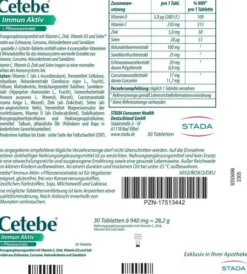 Cetebe Immun Aktiv 120 Tabletten