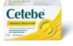 Cetebe Vitamin C Retardkapseln 500 mg 180 Stück
