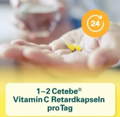 Cetebe Vitamin C Retardkapseln 500 mg 180 Stück