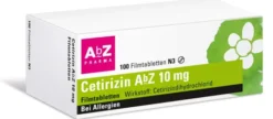 Cetirizin Abz 10 mg 100 Filmtabletten