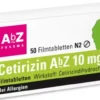 Cetirizin Abz 10 mg 50 Filmtabletten