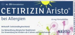 Cetirizin Aristo bei Allergien 10 mg 20 Filmtabletten